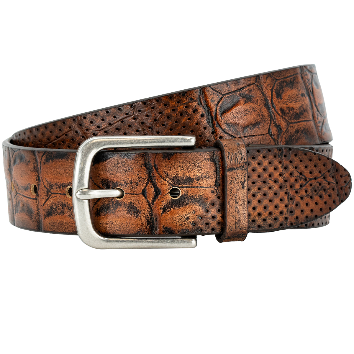 LINDENMANN Premium Ledergürtel Herren LINDENMANN Premium-Herren-Leder-Gürtel