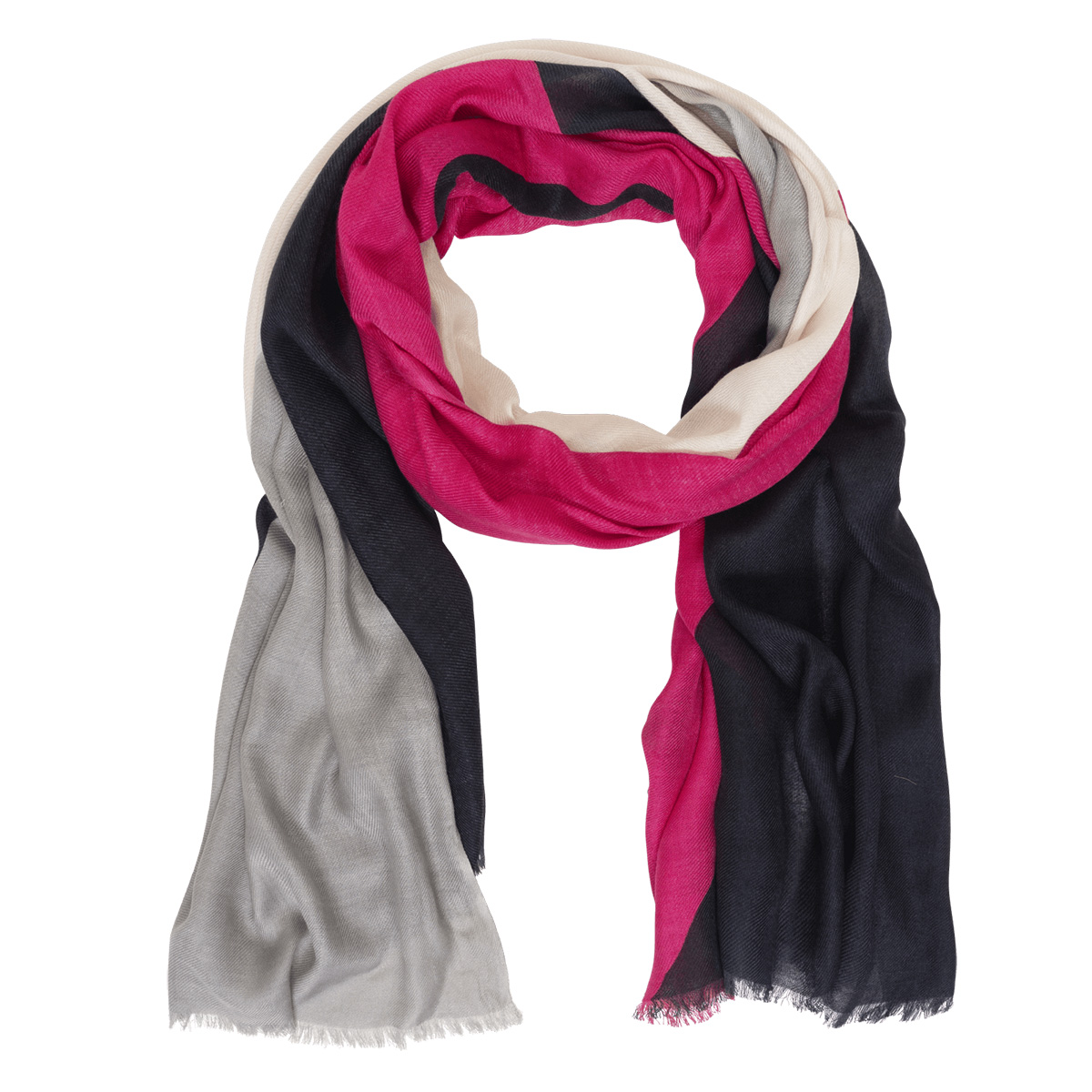 LINDENMANN Schal Damen mehrfarbig