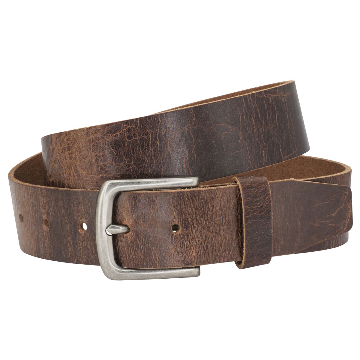 LINDENMANN Ledergürtel Herren cognac