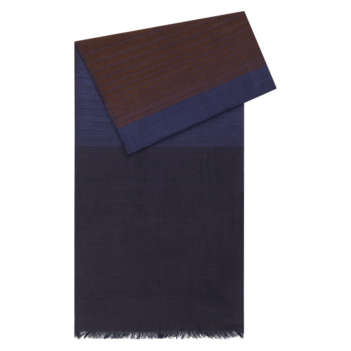 LINDENMANN Schal Herren / Textil-Schal Herren blau