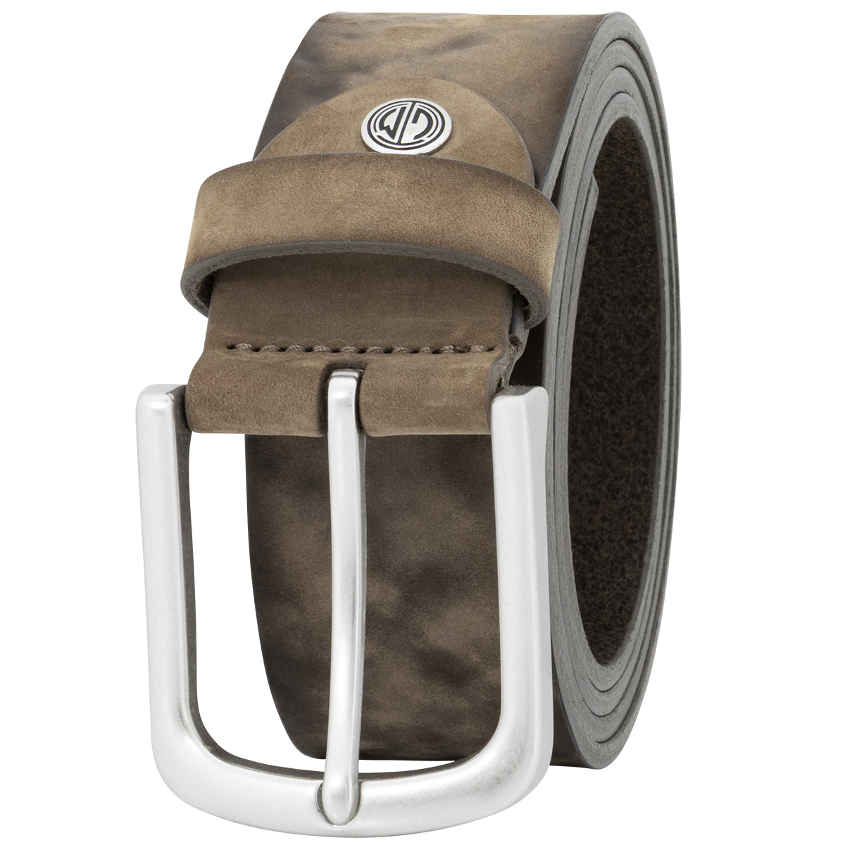 LINDENMANN Herrengürtel aus 100% Vollrindleder mittelbraun