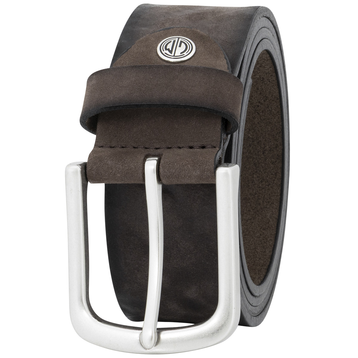 LINDENMANN Herrengürtel aus 100% Vollrindleder dunkelbraun