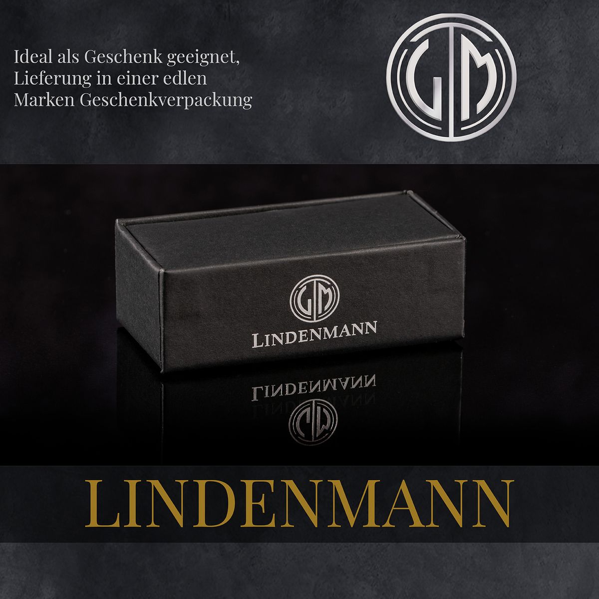 LINDENMANN Manschettenknöpfe Herren Business Hochzeit