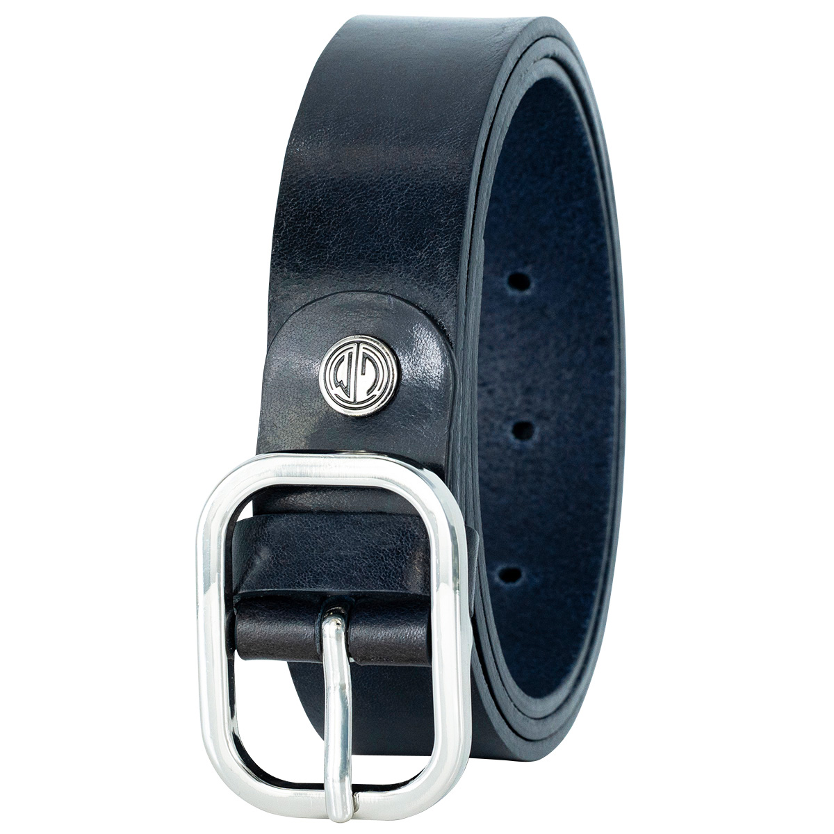 LINDENMANN Vollrindledergürtel Damen Marine