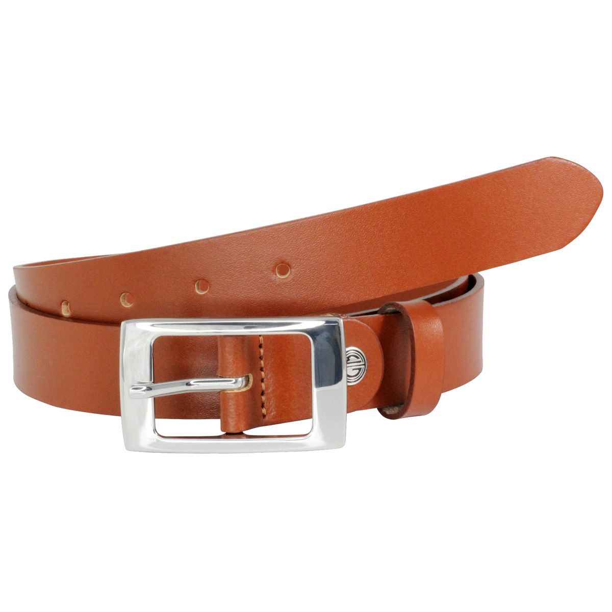 LINDENMANN Ledergürtel Damen 30 mm Vollrind cognac