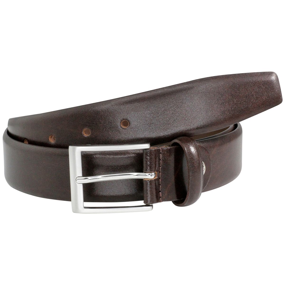 LINDENMANN Ledergürtel Herren 35 mm Vollrind braun