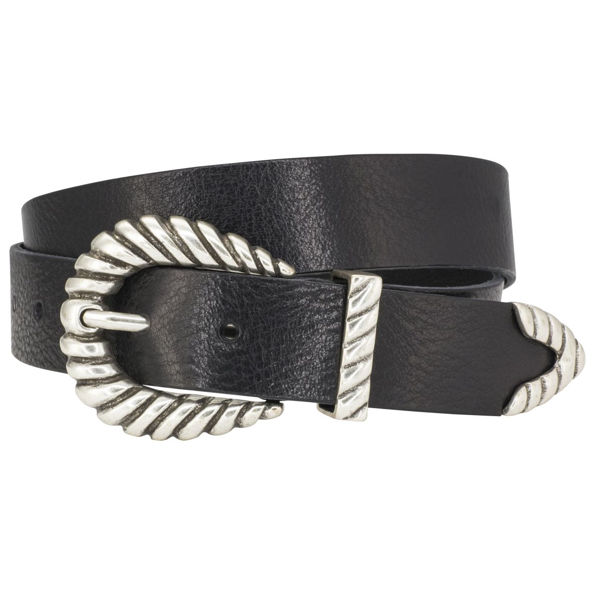 Gürtel Damen schwarz LINDENMANN Ledergürtel Damen echtes Leder 35 mm  schwarz