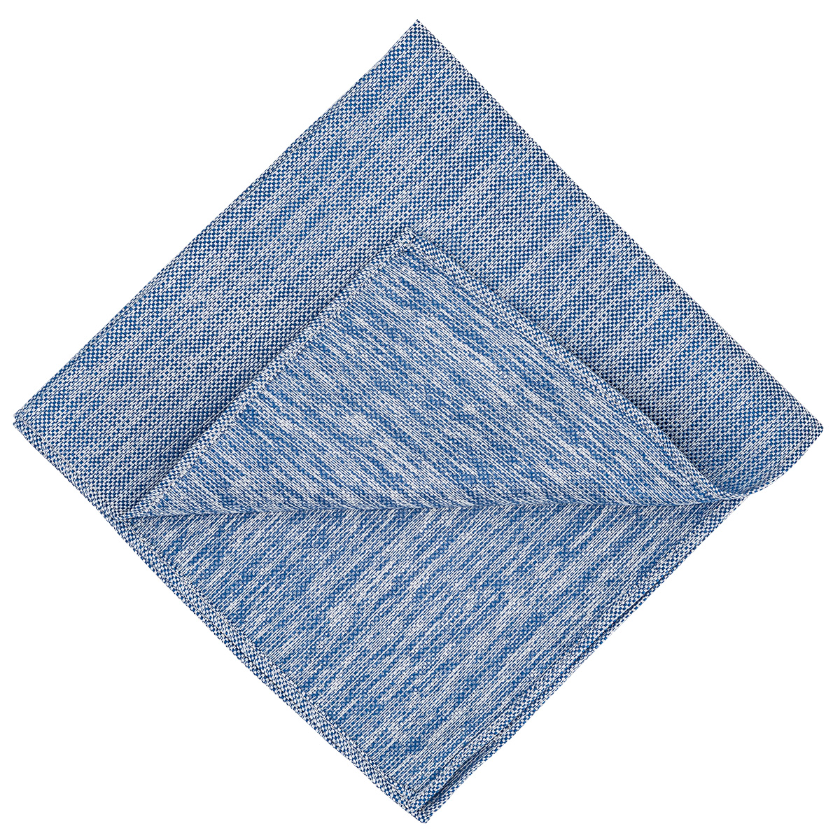 LINDENMANN Einstecktuch melange Herren, blau