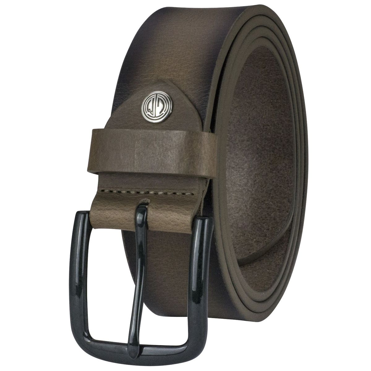 Jeansgürtel LINDENMANN Herren taupe LINDENMANN Leder-Gürtel Herren 40 mm Vollrind taupe