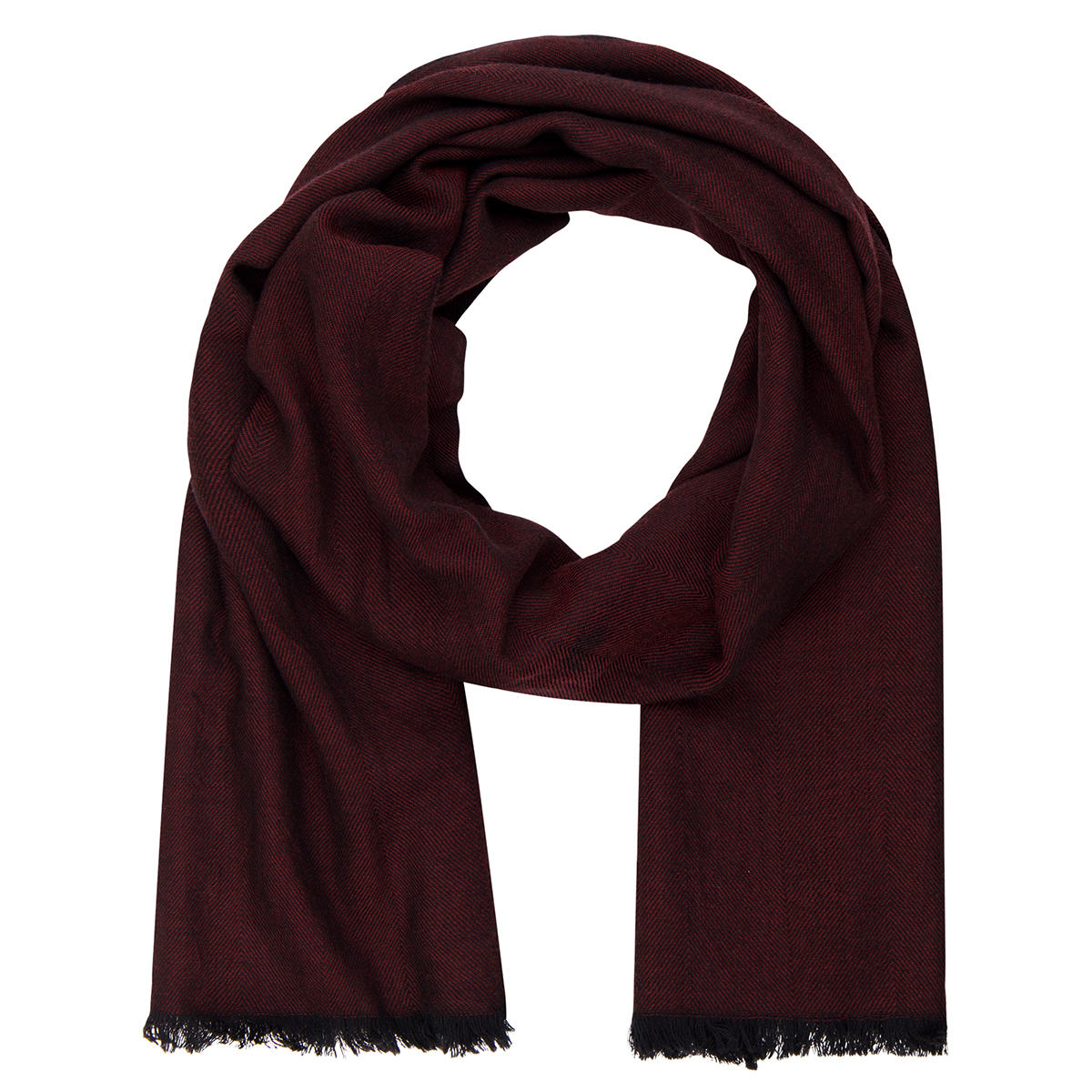 Herren Schal rot