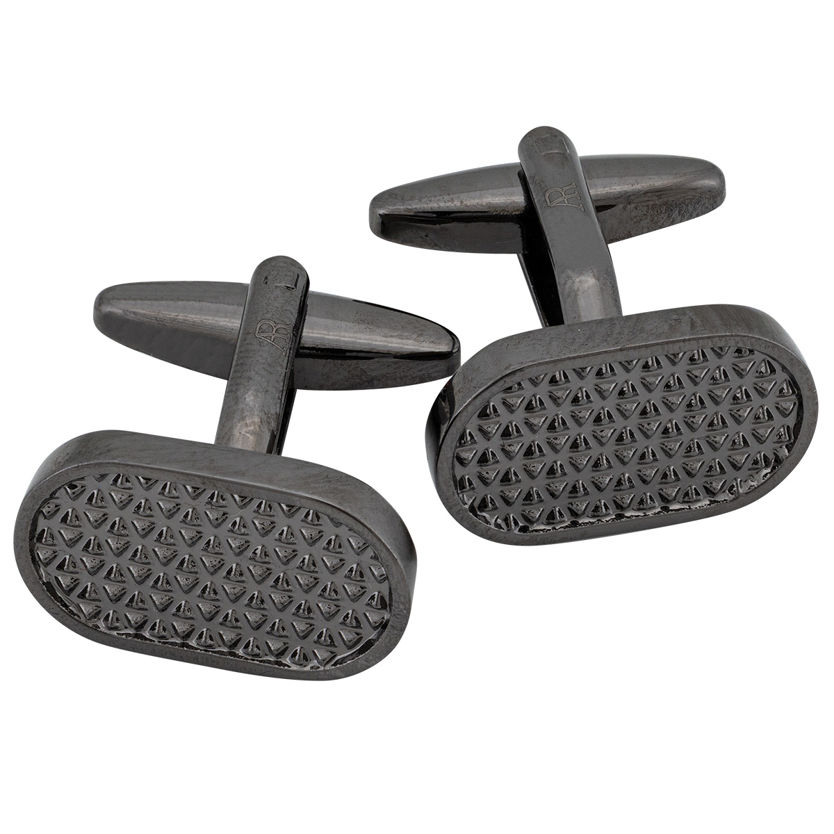 LINDENMANN Herren Manschettenknöpfe gunmetal