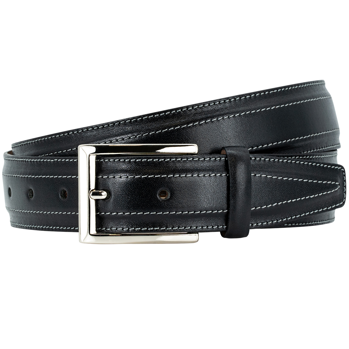 G.CHABROLLE by LINDENMANN Premium-Herren-Leder-Gürtel