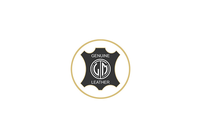 icon-echtes-leder Logo, Abzeichen, Symbol,