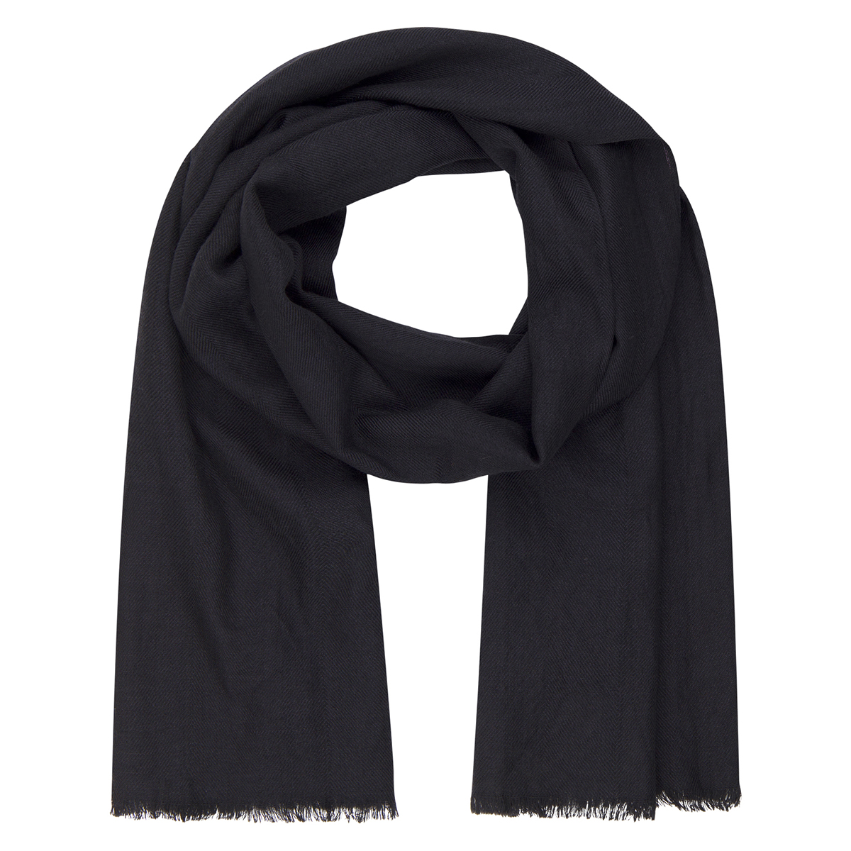 Herren Schal schwarz