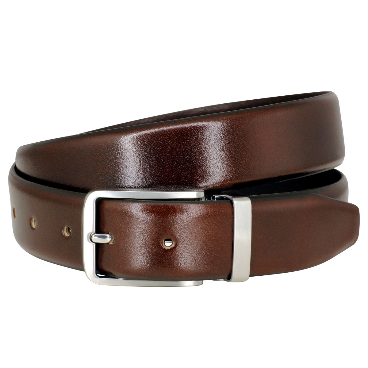 LINDENMANN Rindledergürtel Herren 35 mm Anzug Vollrind braun