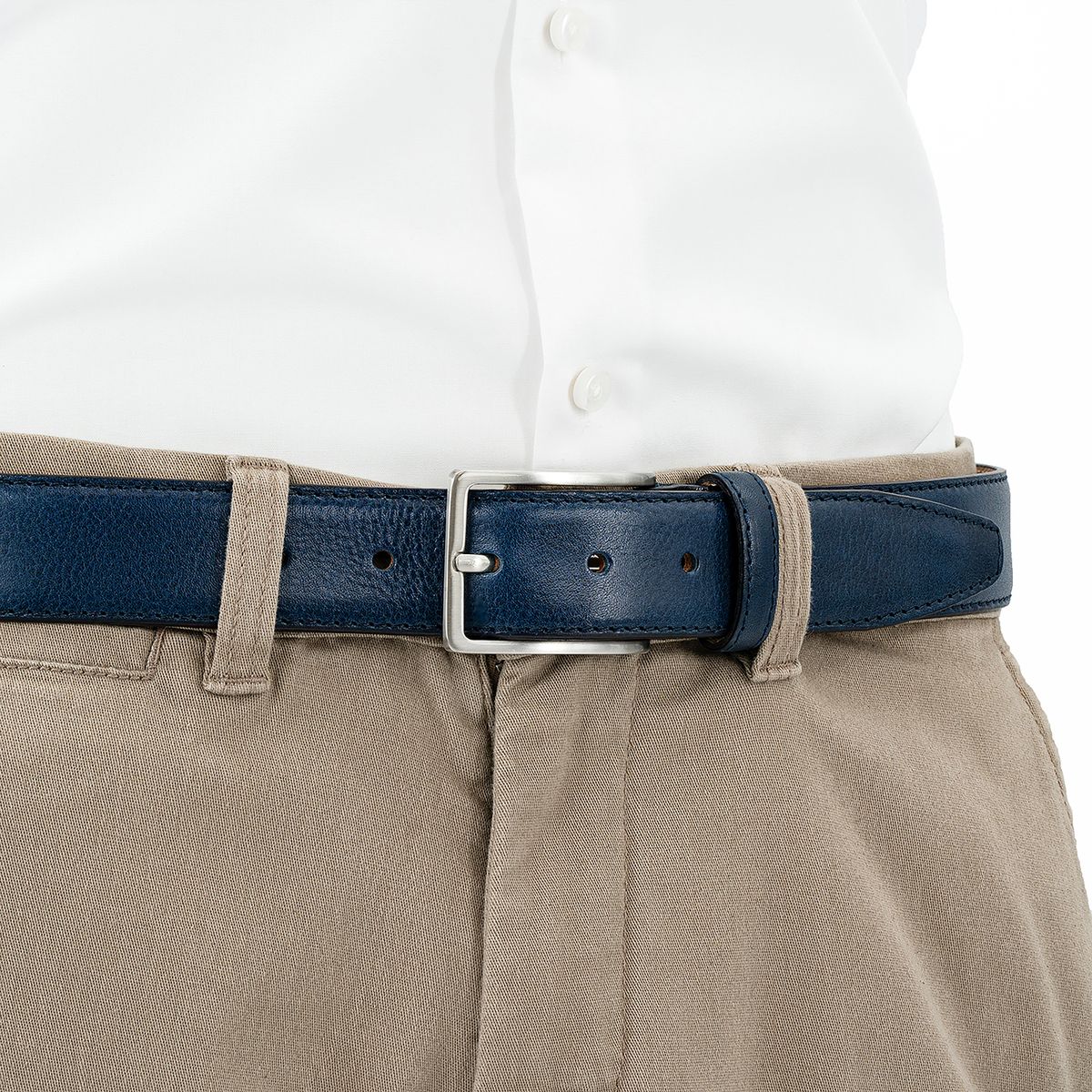 LINDENMANN Anzuggürtel Herren blau