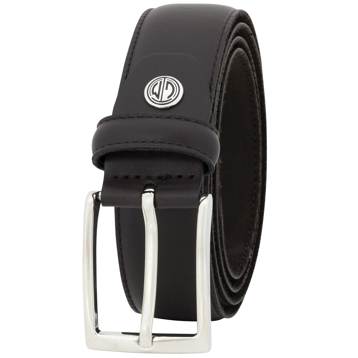 LINDENMANN Herrengürtel aus 100% Vollrindleder dunkelbraun