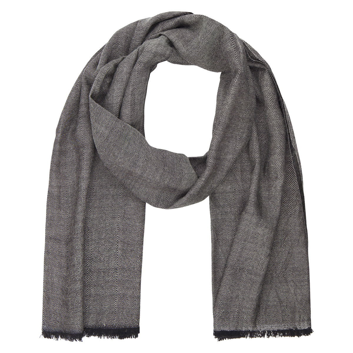 Herren Schal grau