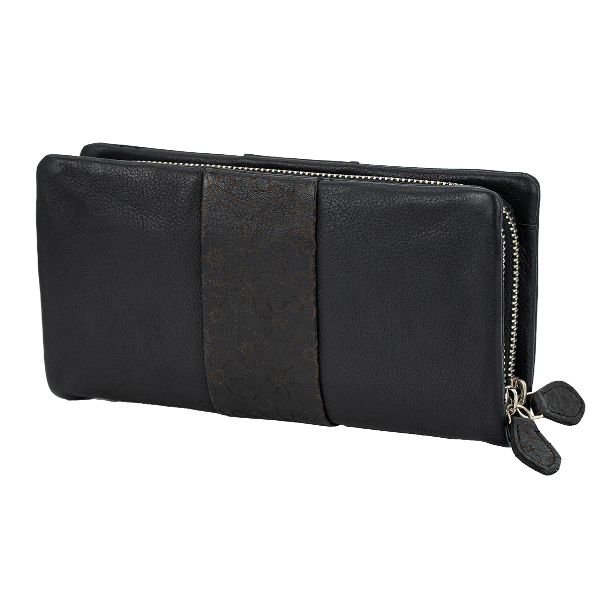 LINDENMANN Damen Leder Geldbeutel schwarz LINDENMANN Damen Leder Portemonnaie schwarz