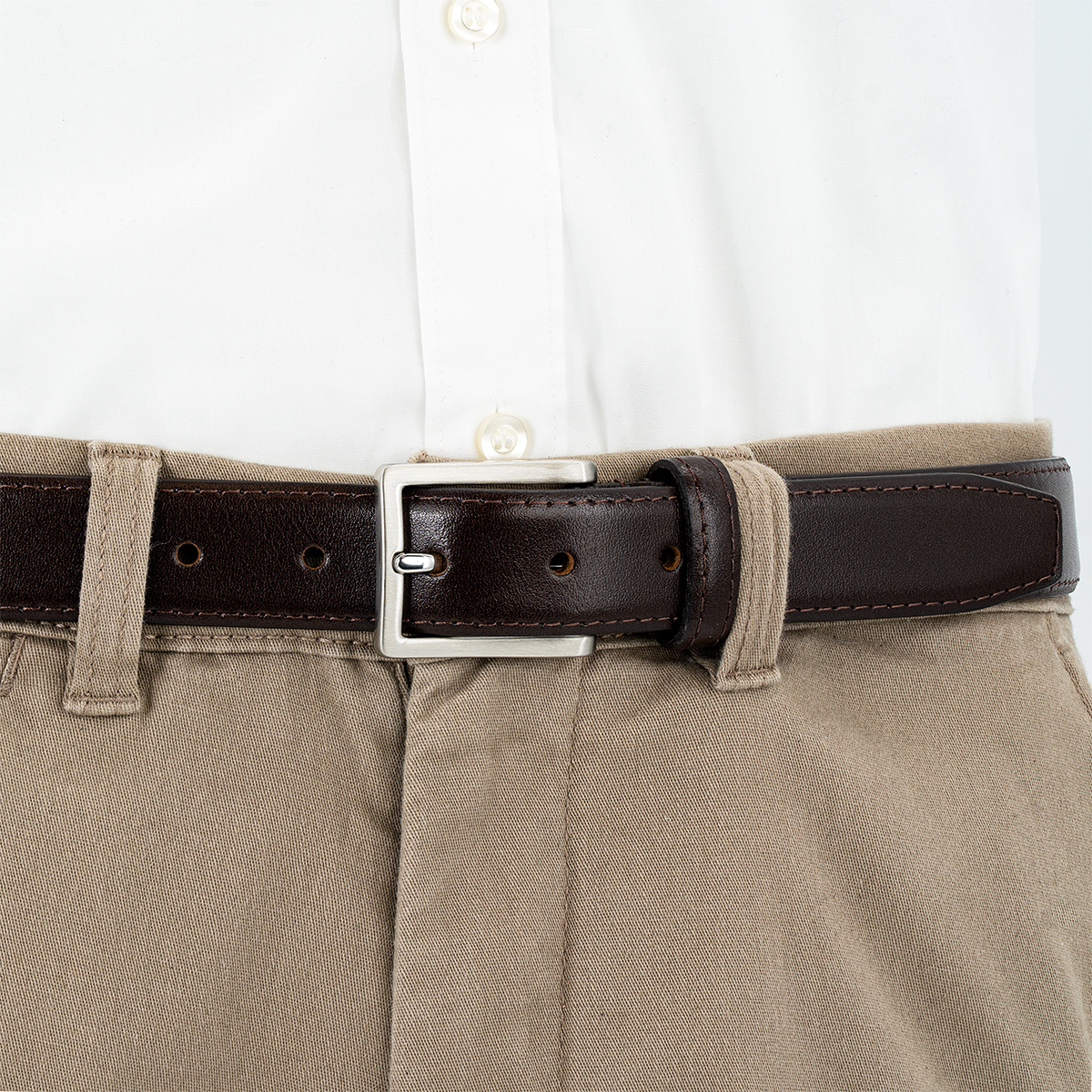 LINDENMANN Ledergürtel Herren braun