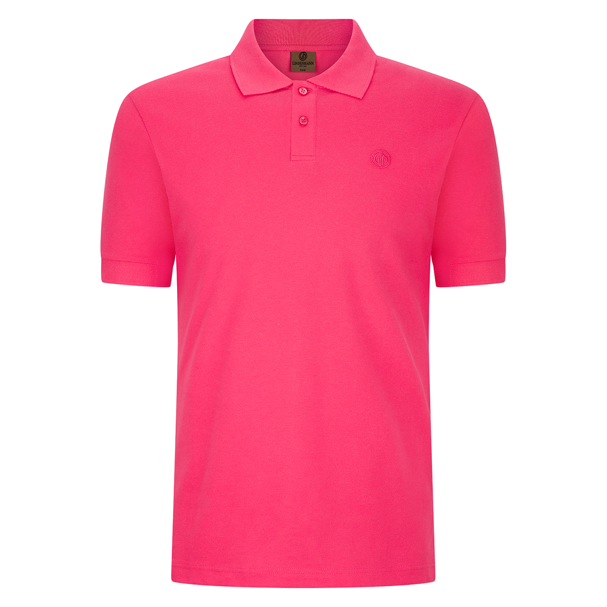 LINDENMANN Poloshirt slim fit Bio-Baumwolle Herren Pink
