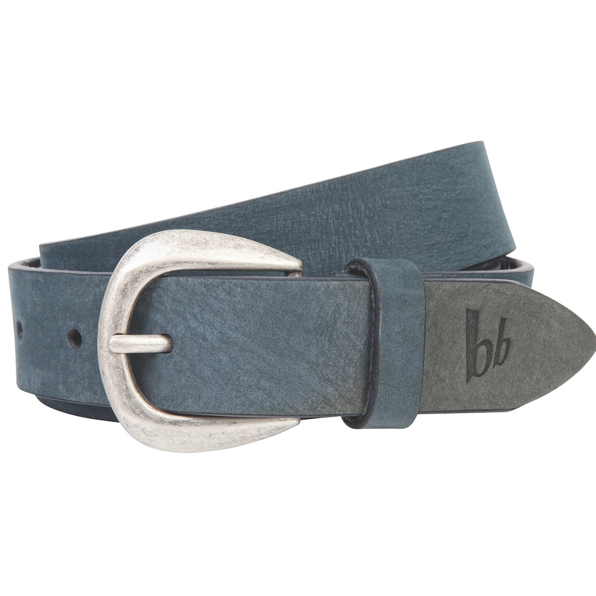 Bruno Banani Ledergürtel Damen Vollrind Nubukleder marine blau