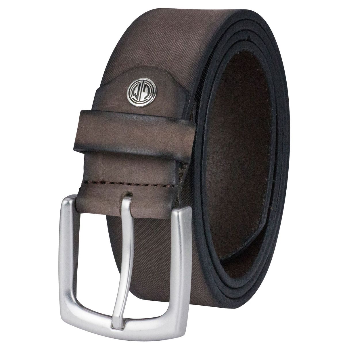 LINDENMANN Ledergürtel Herren braun Rindledergürtel