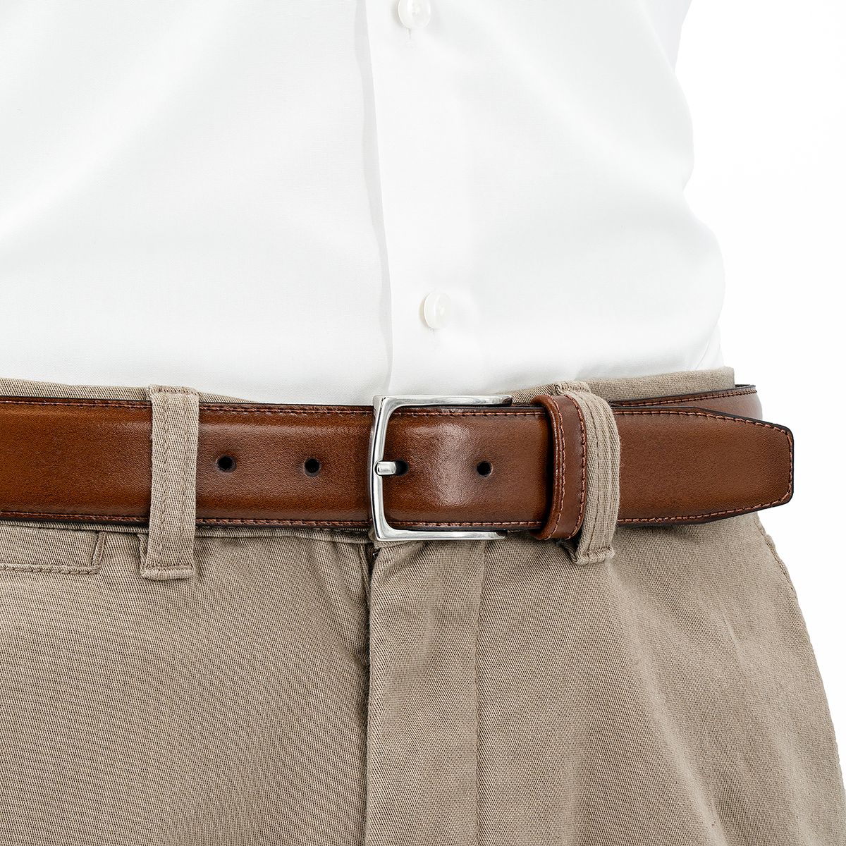 LINDENMANN Herrengürtel Anzug braun
