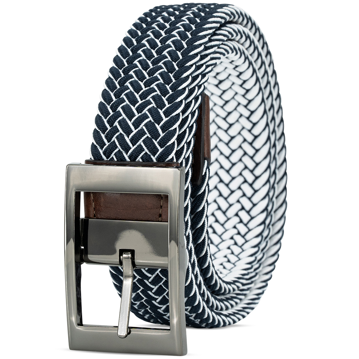 LINDENMANN Stretchgürtel Herren Marineblau LINDENMANN Textilflechtgürtel Herrengürtel Marineblau