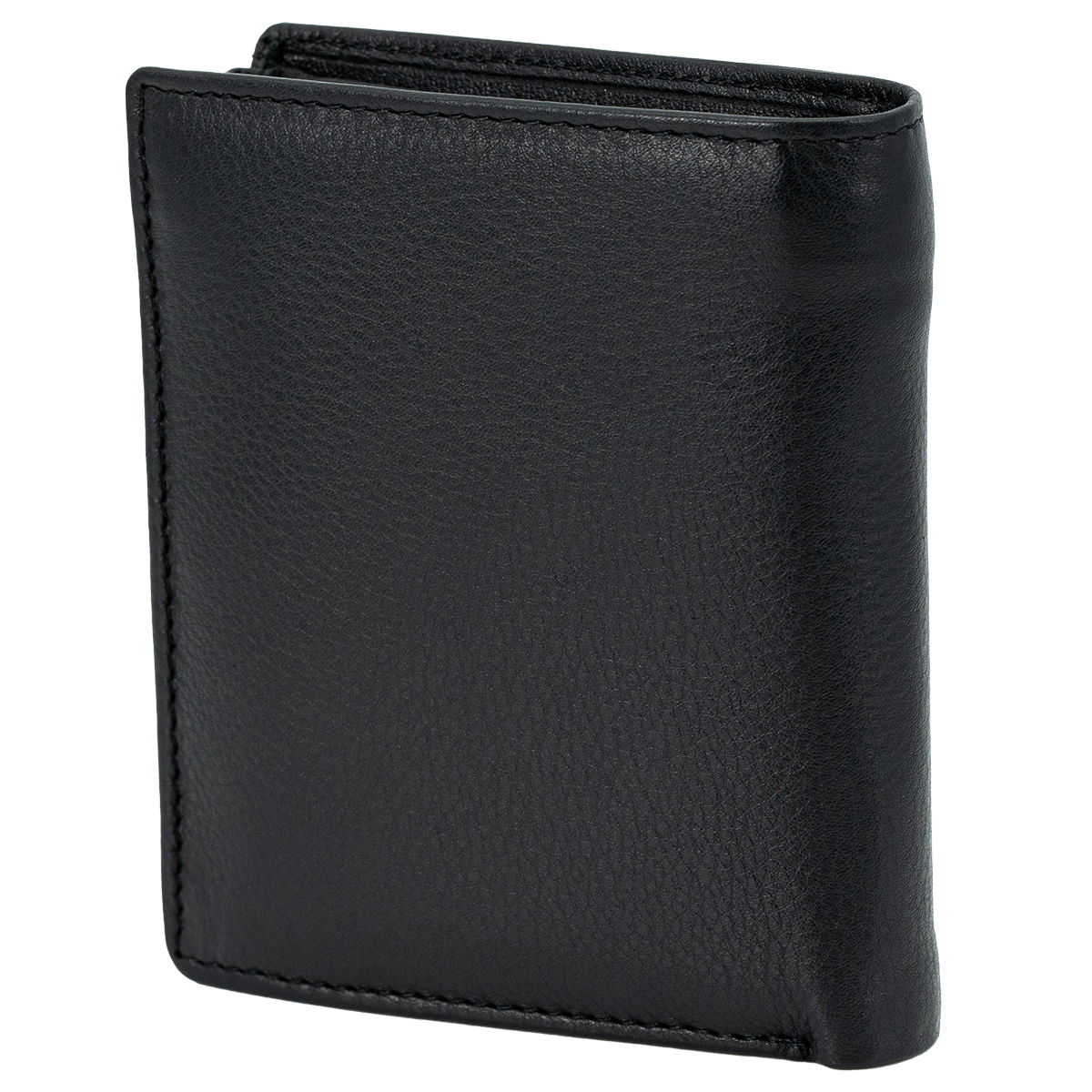 LINDENMANN Herren Leder Portemonnaie schwarz