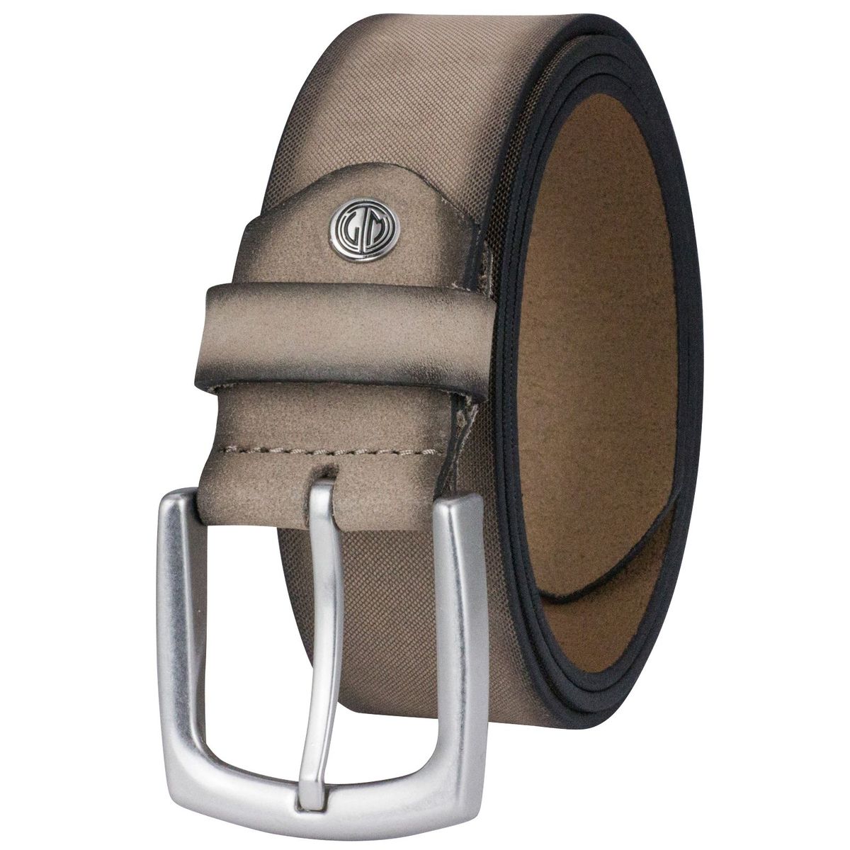 LINDENMANN Ledergürtel Herren taupe Rindledergürtel