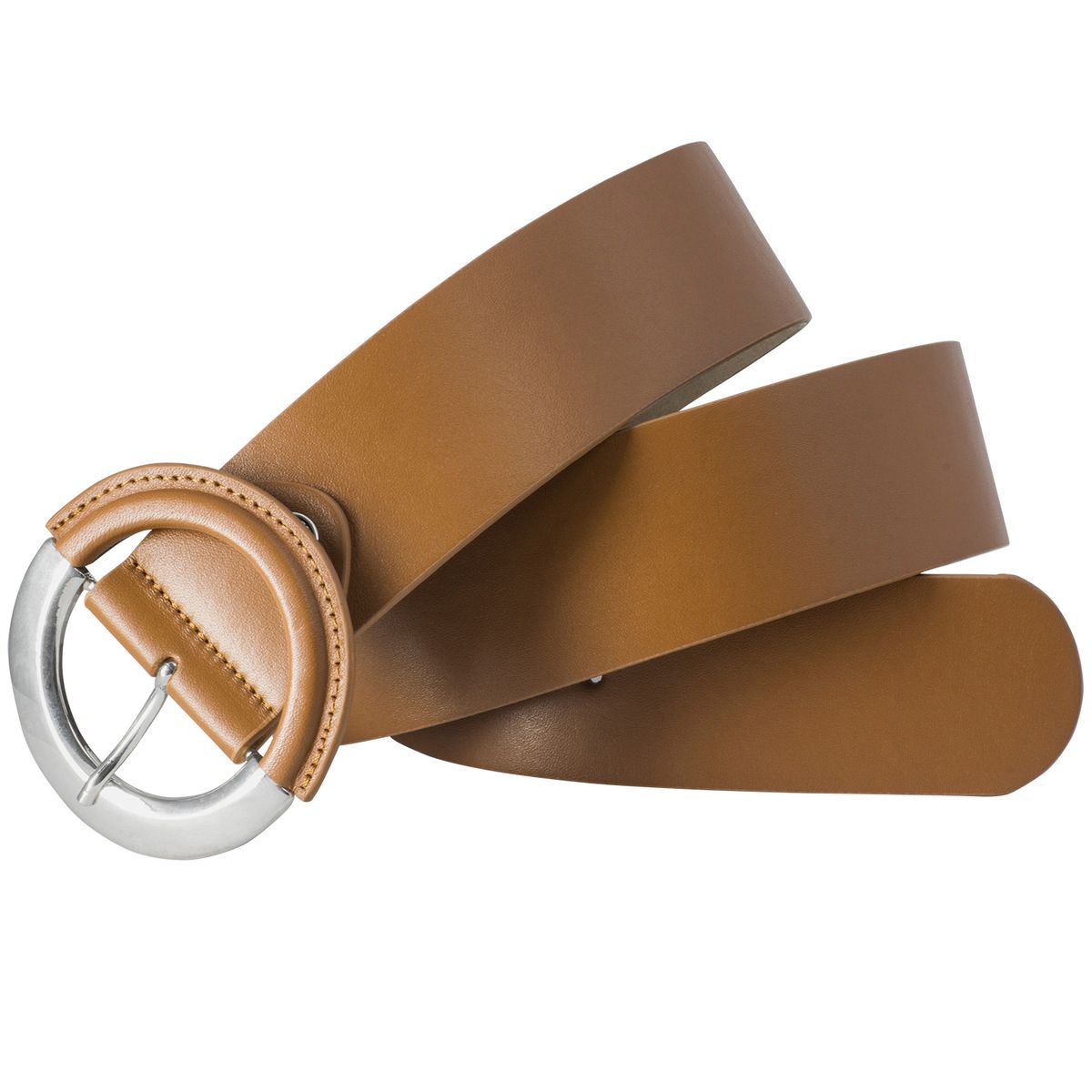 LINDENMANN Ledergürtel Damen Nappa 45 mm  cognac