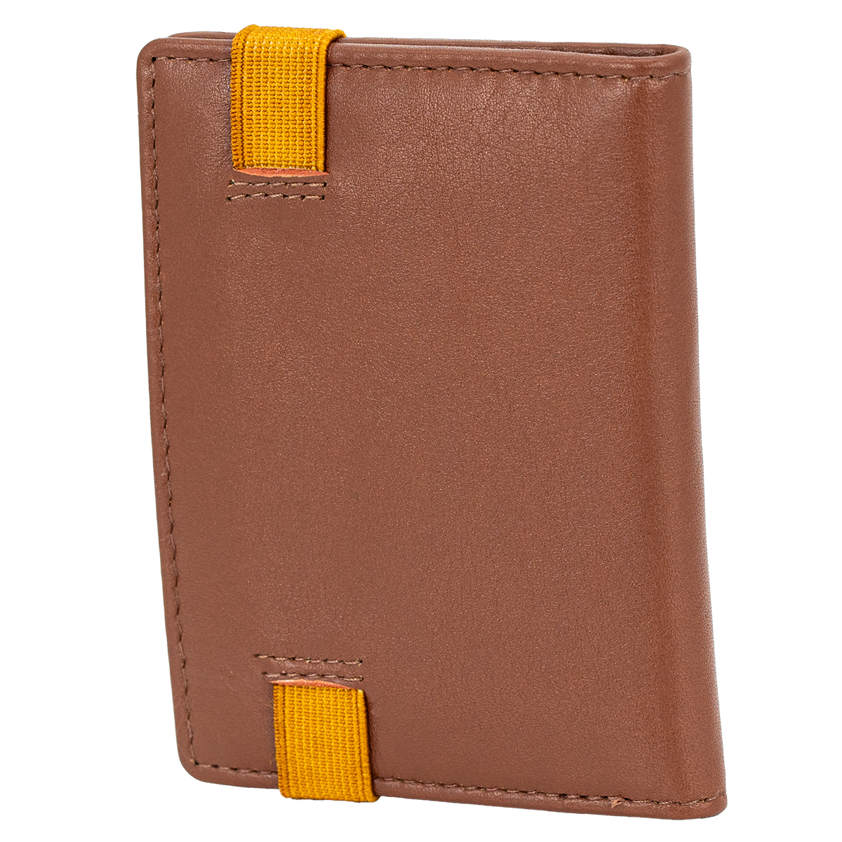 LINDENMANN Leder-Cardholder cognac gelb