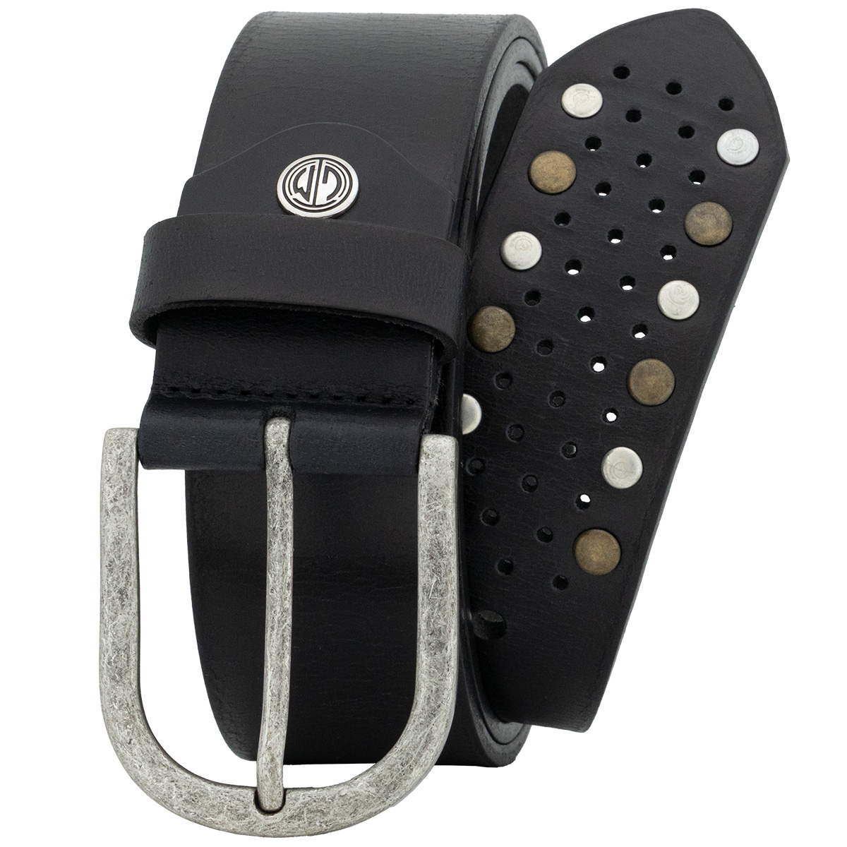 LINDENMANN Vollrindsleder Damengürtel Anthrazit