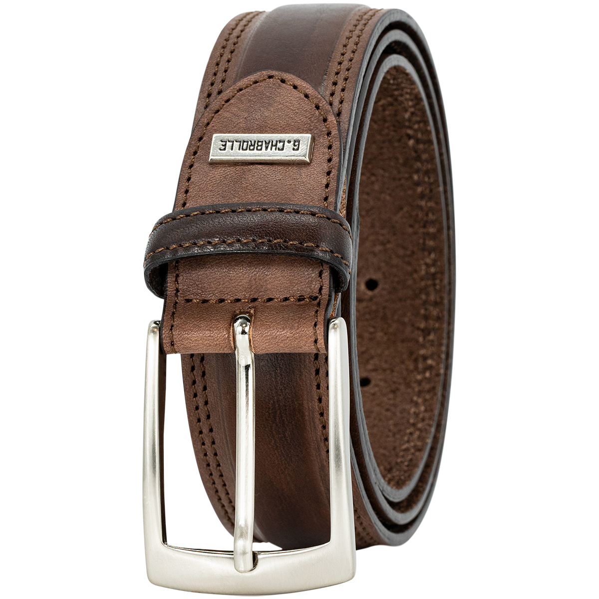 G.CHABROLLE by LINDENMANN Premium-Herren-Leder-Gürtel