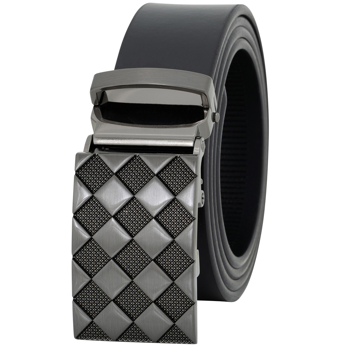 LINDENMANN Vollrindleder Herrenautomatikgürtel Onyx