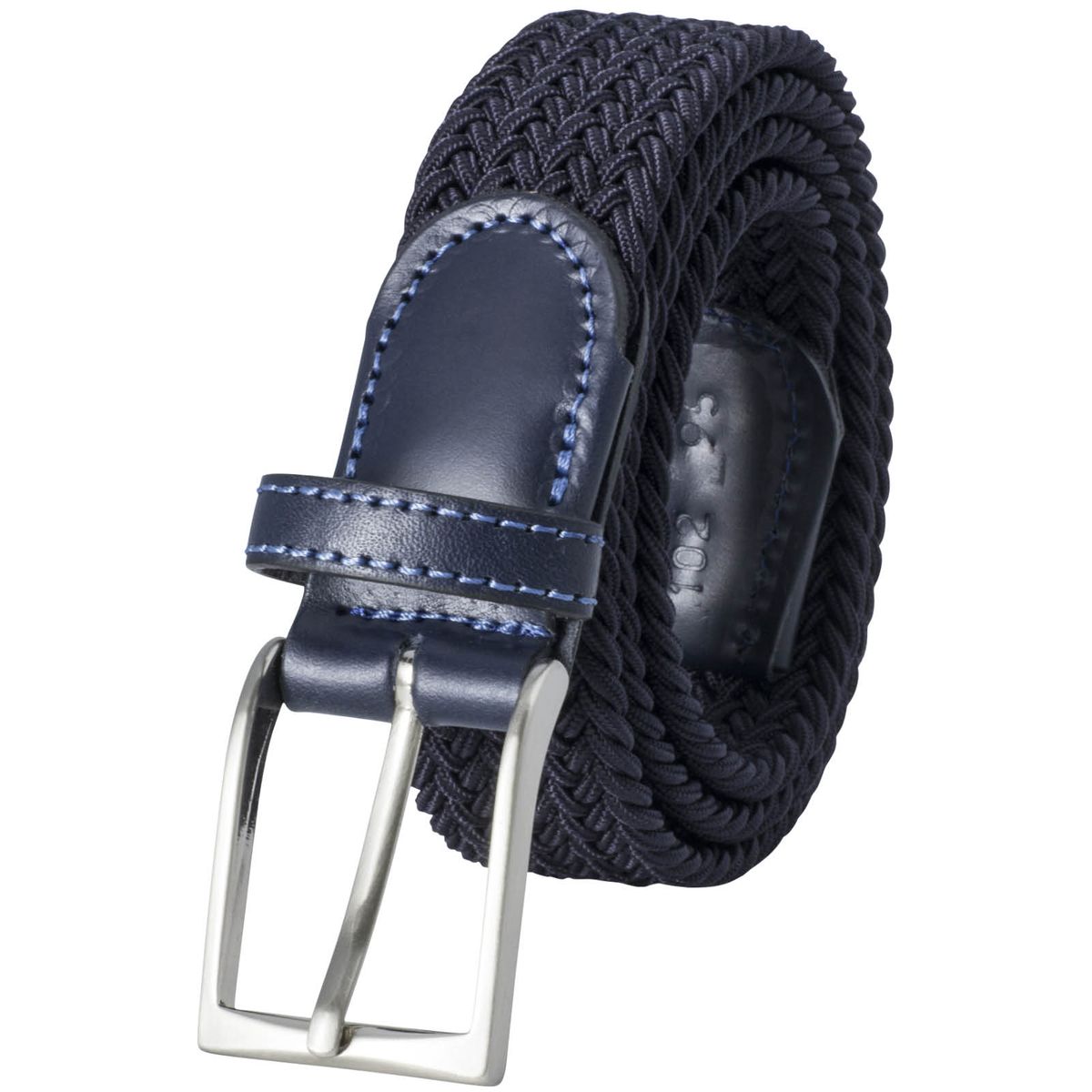 Stoffgürtel Herren blau LINDENMANN Textil-Flechtgürtel Herren 35 mm schwarz blau