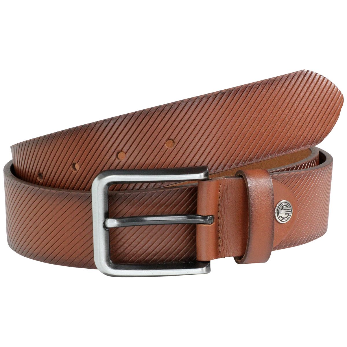 LINDENMANN Ledergürtel Herren 40 mm Vollrind cognac