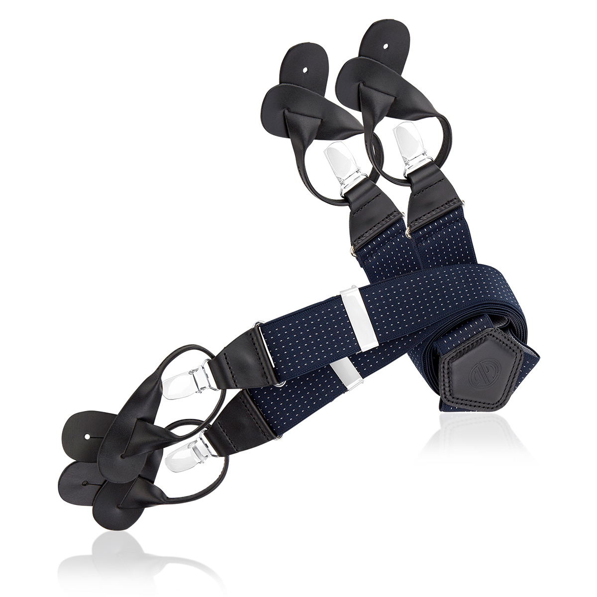 Hosenträger LINDENMANN blau weiss