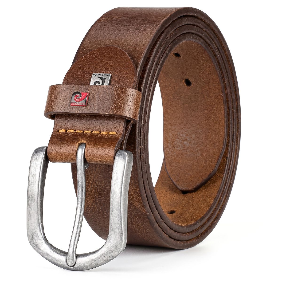 Pierre Cardin Herren Echtledergürtel Herren dunkelbraun