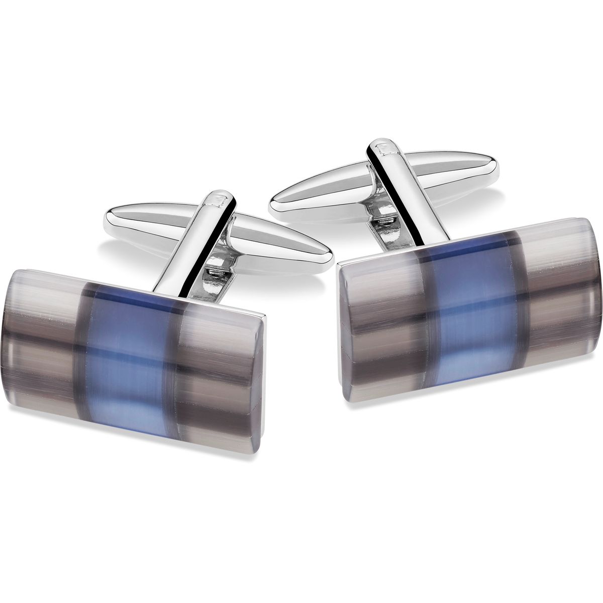 LINDENMANN Manschettenknöpfe Silber LINDENMANN Manschettenknöpfe Herren Business Hochzeit