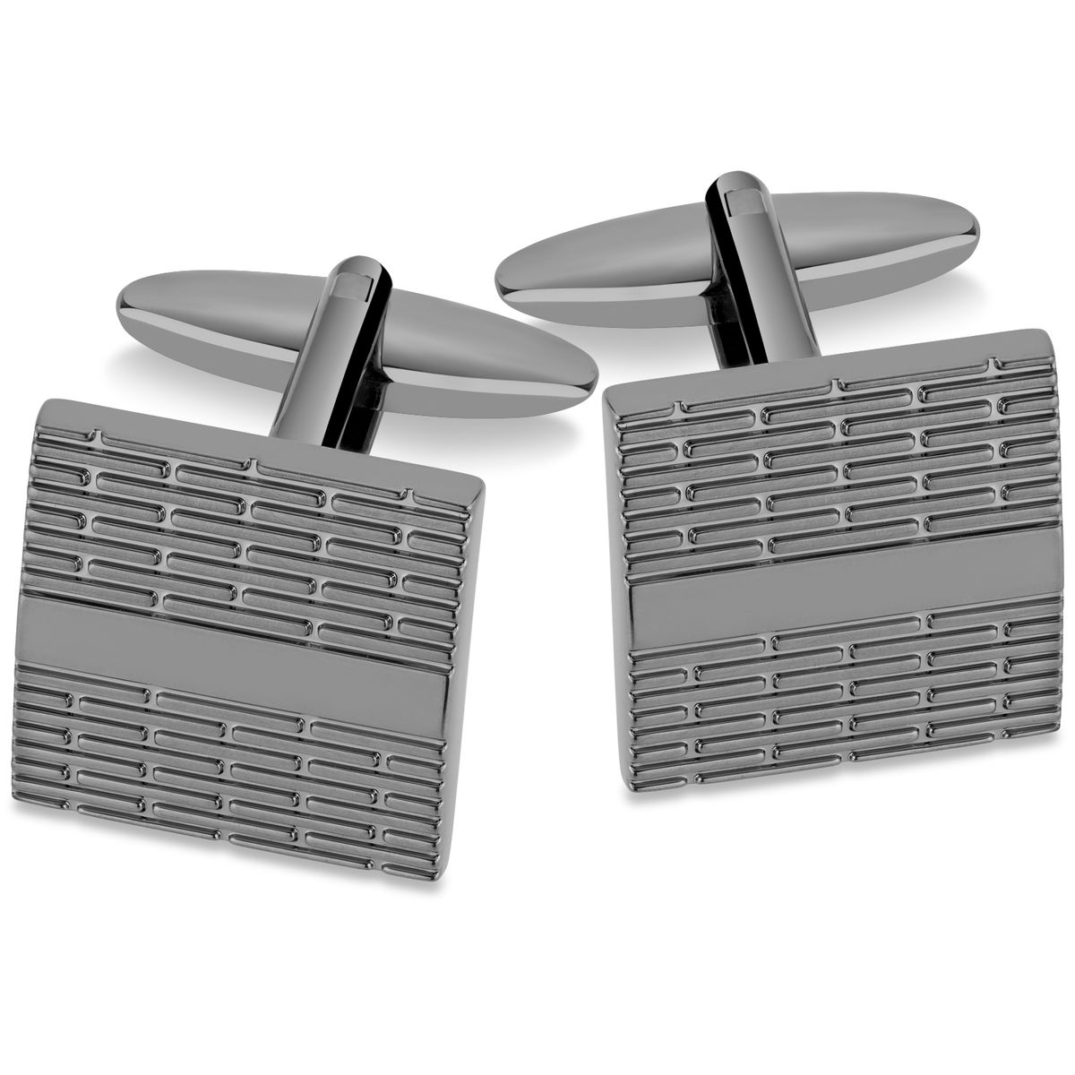 LINDENMANN Manschettenknöpfe Gunmetal Badezimmer, Drinnen, Zimmer, Duscharmatur,