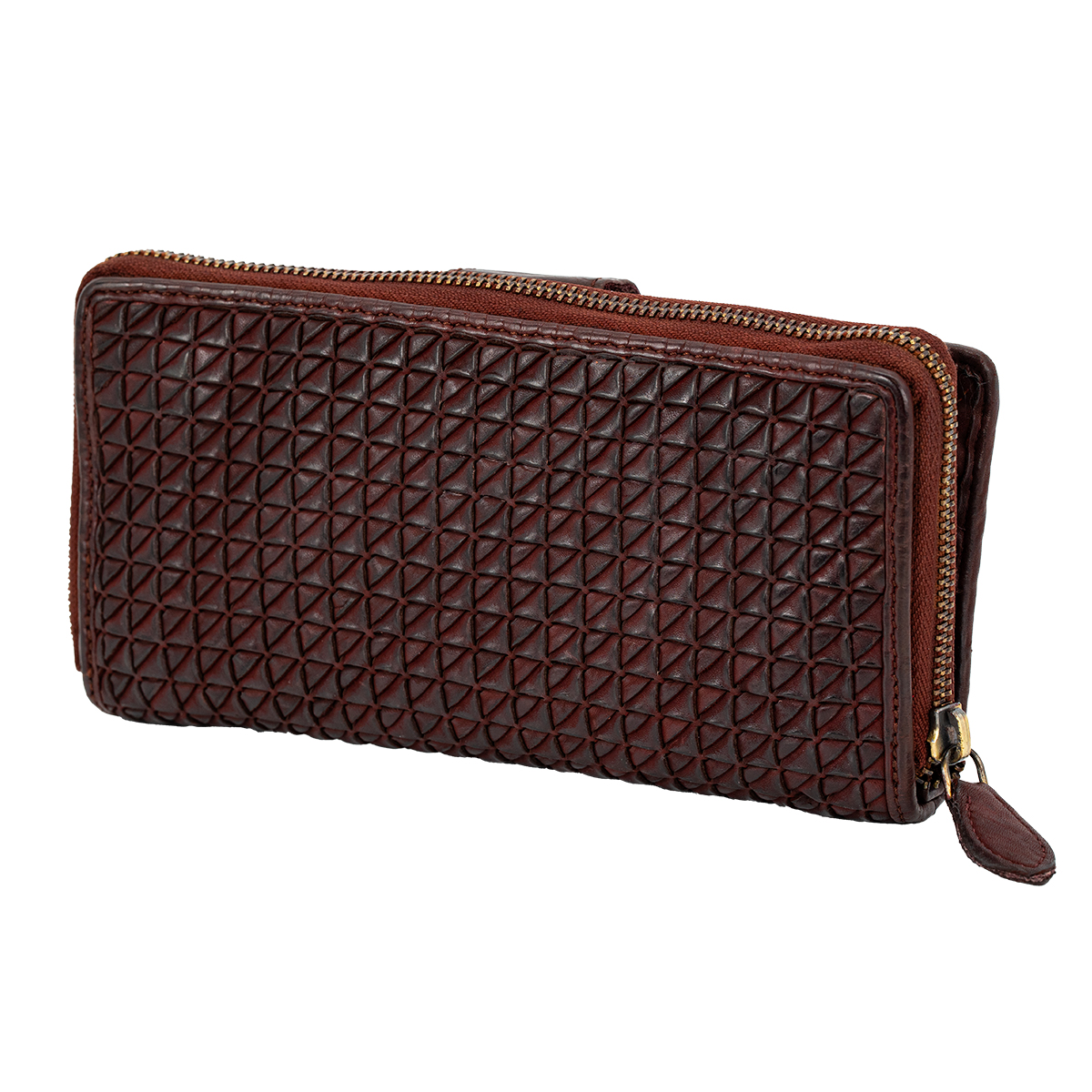 LINDENMANN Damen Leder Geldbeutel braun LINDENMANN Damen Leder Portemonnaie braun