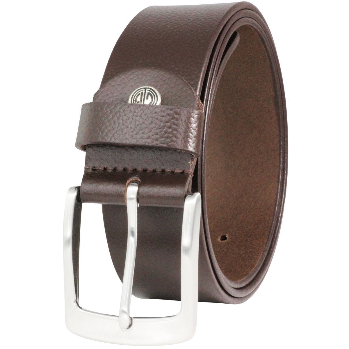 Ledergürtel Herren klassisch braun LINDENMANN Ledergürtel Herren 40 mm Vollrind braun