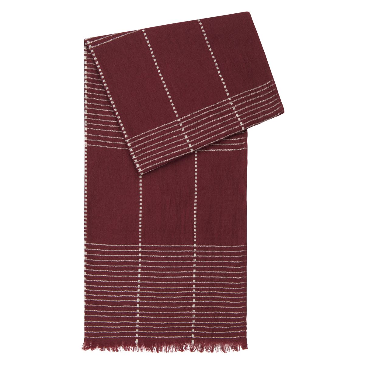 LINDENMANN Schal Herren Textil-Schal Herren rot