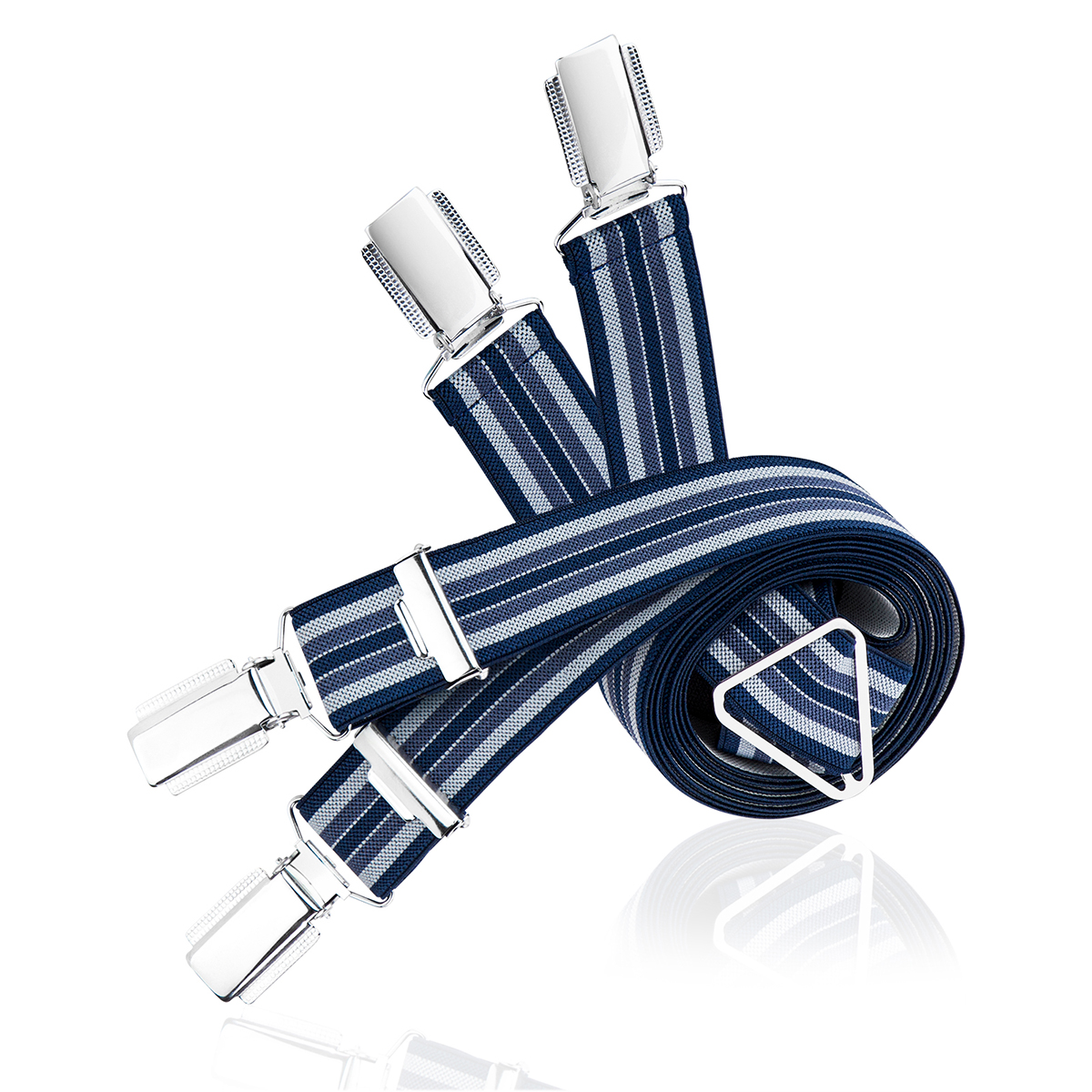 Hosenträger LINDENMANN blau weiss