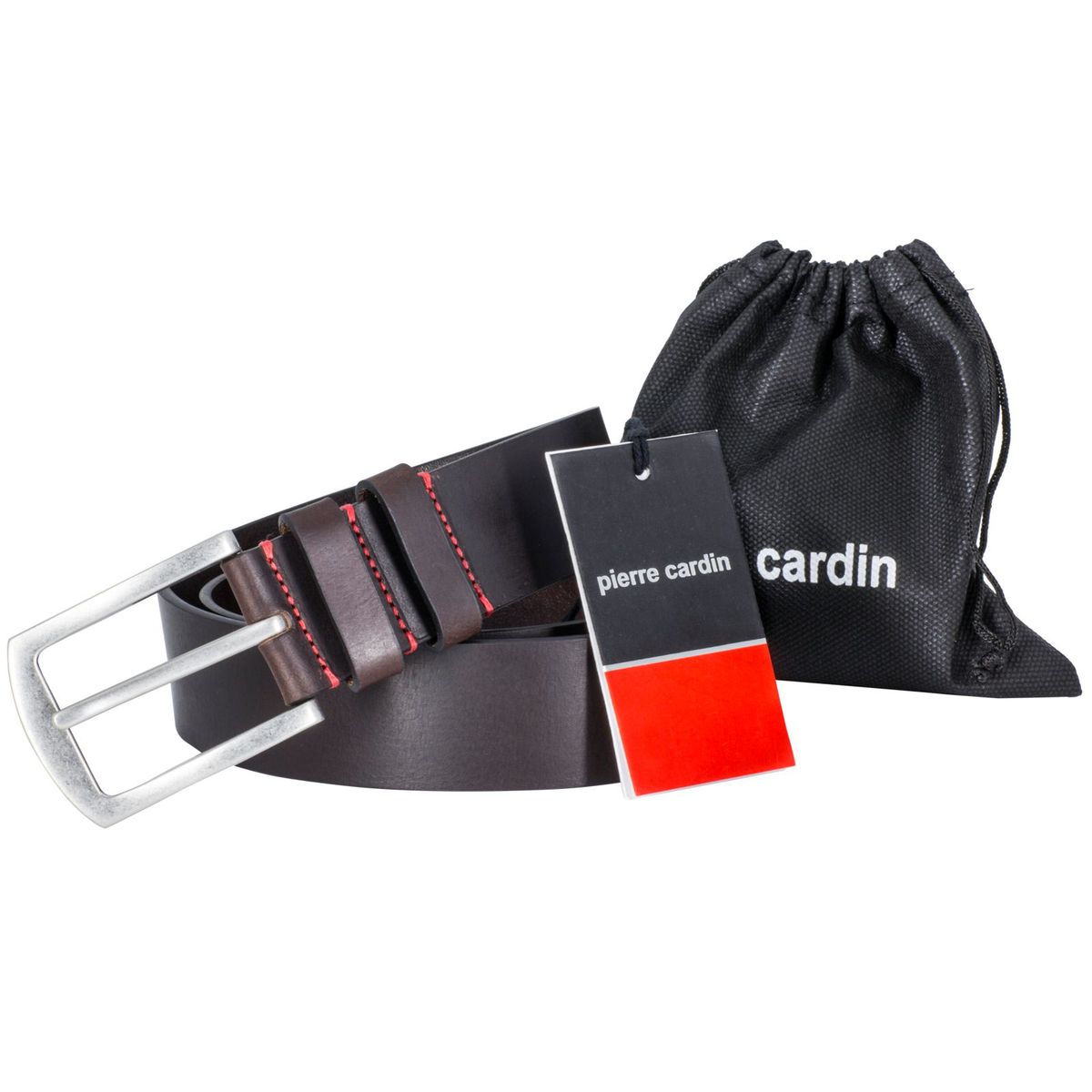 Vollrind Ledergürtel Pierre Cardin Gürtel Herren Vollleder