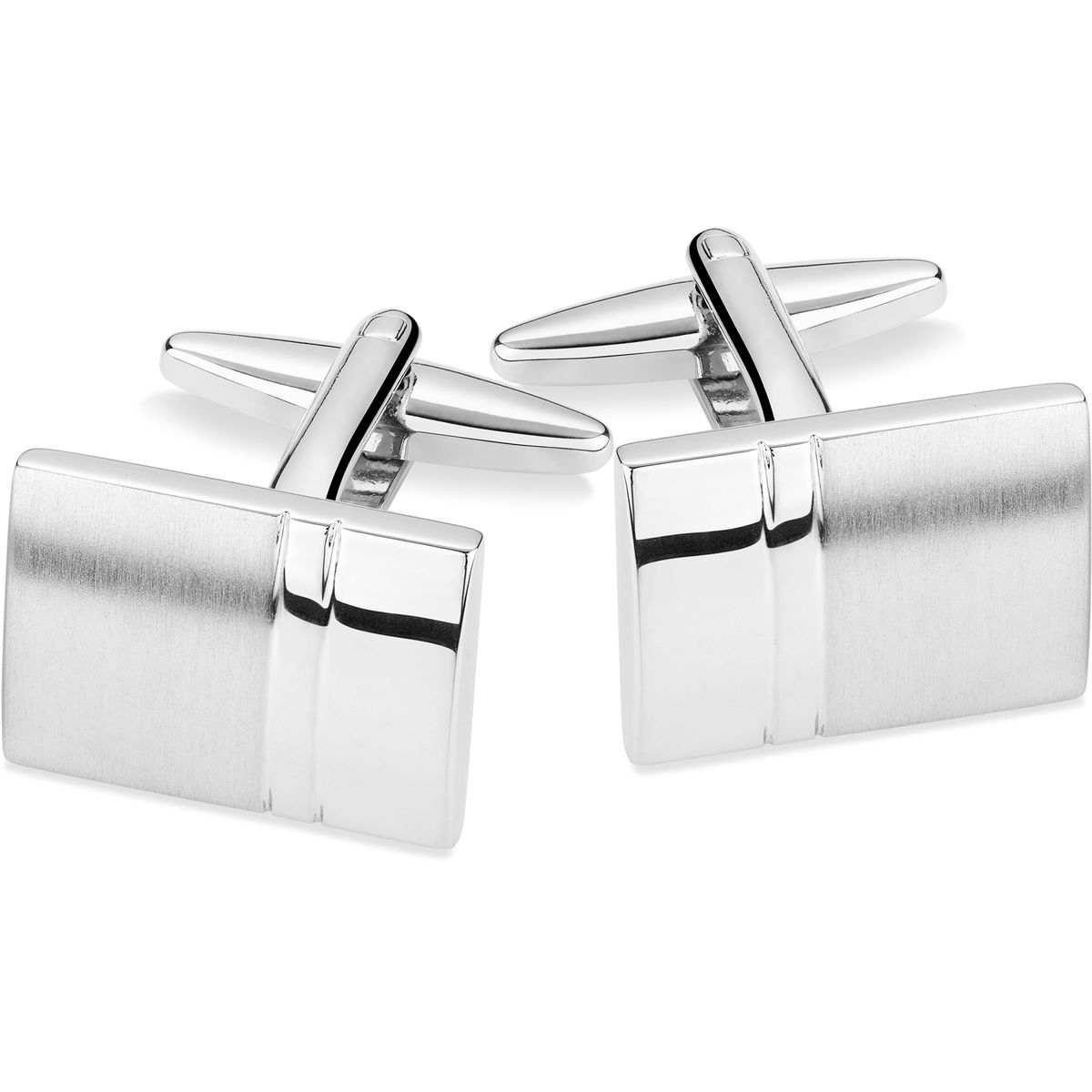 LINDENMANN Manschettenknöpfe Mechanik Silver LINDENMANN Manschettenknöpfe Herren Business Hochzeit