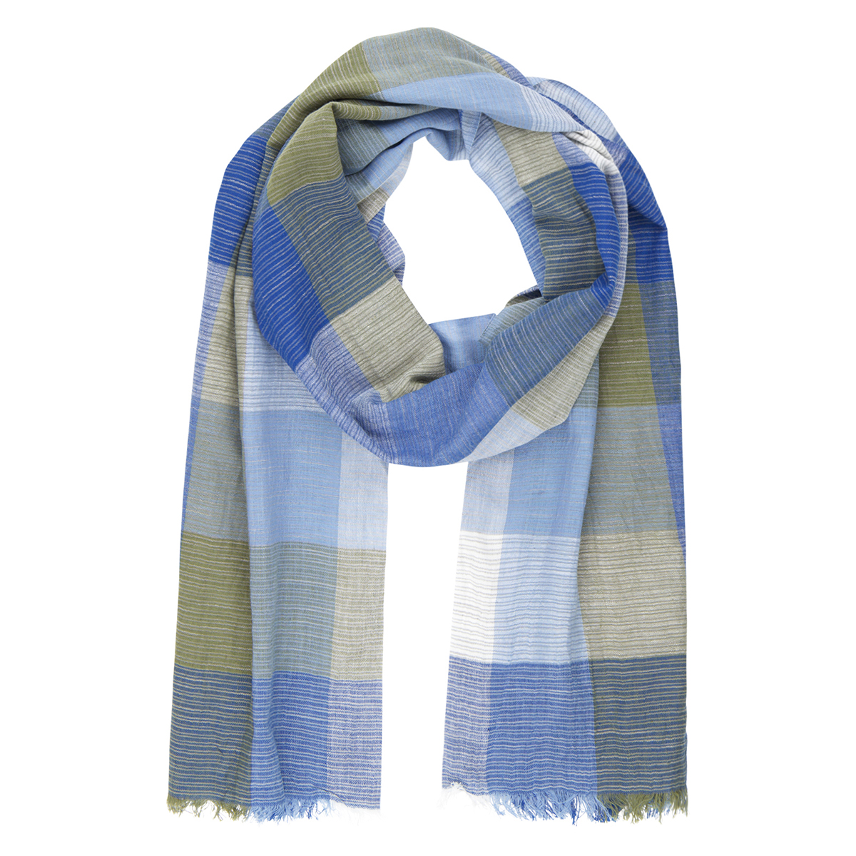 Herren Schal blau