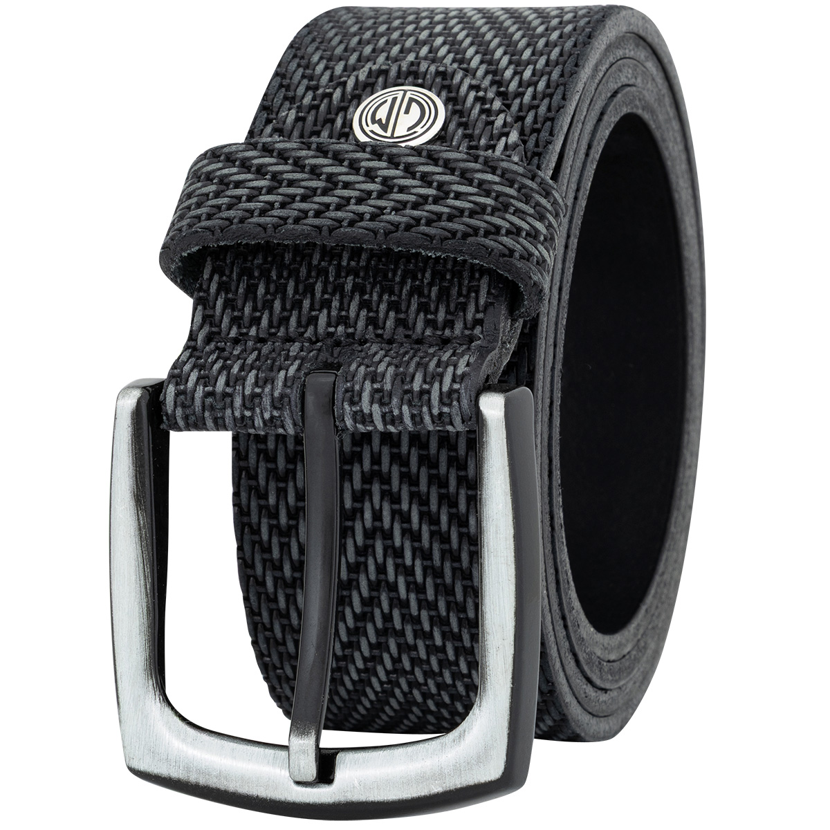 LINDENMANN Vollrindledergürtel Herren Anthrazit